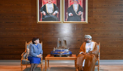 Sahibə Qafarova Omanda