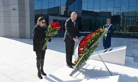 Prezident Xocalı Soyqırımı Memorialının açılışında